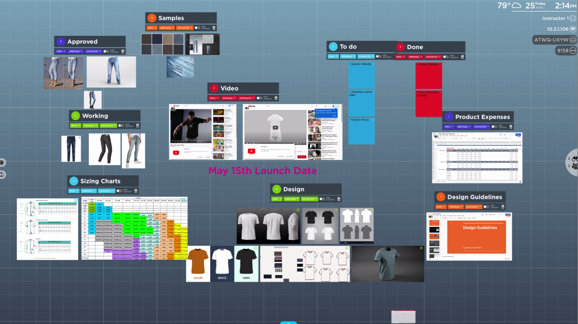 Product Design Canvas _ Instructor Stration Screenshot