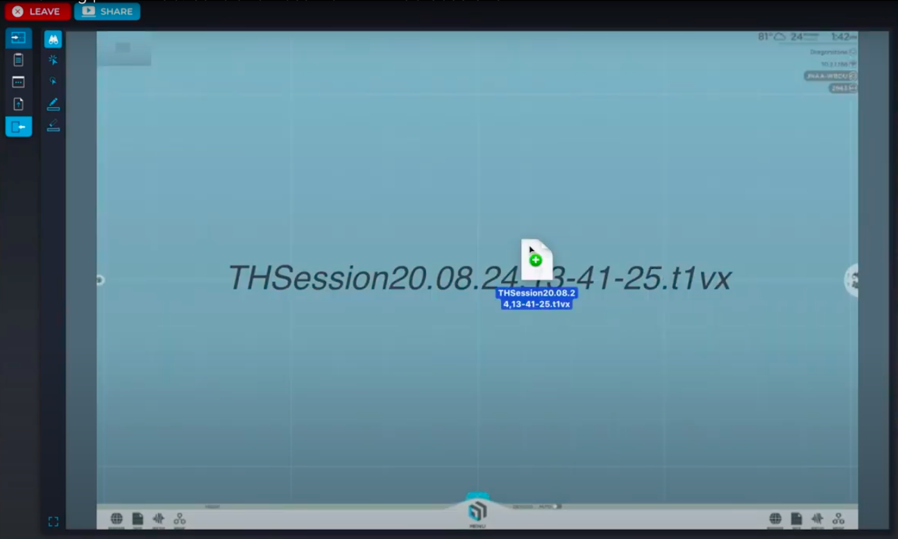 T1V-ThinkHub-How-To-Save-And-Resume-ThinkHub-Sessions-Saving-File-Drag-and-Drop