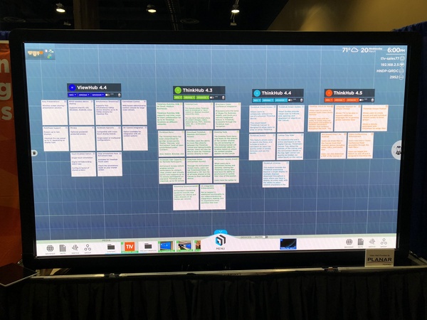 Enterprise Connect - ThinkHub Releases Depicted in ThinkHub Groups by Paul on Planar 2x2 LED MutiPanel Wall, 03.18.19 (2)