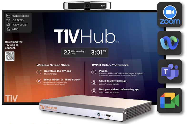 t1v-hub-byom-simple-tech-for-hybrid-teams