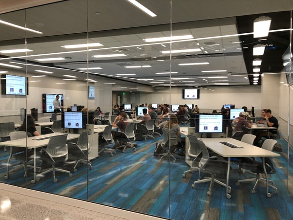 ThinkHub Connect Active Learning Classroom in Zachry Engineering Education Complex