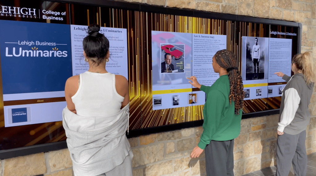 t1v-story-lehigh-university-college-of-business-innovation-building-interactive-video-wall-showcase-luminaries