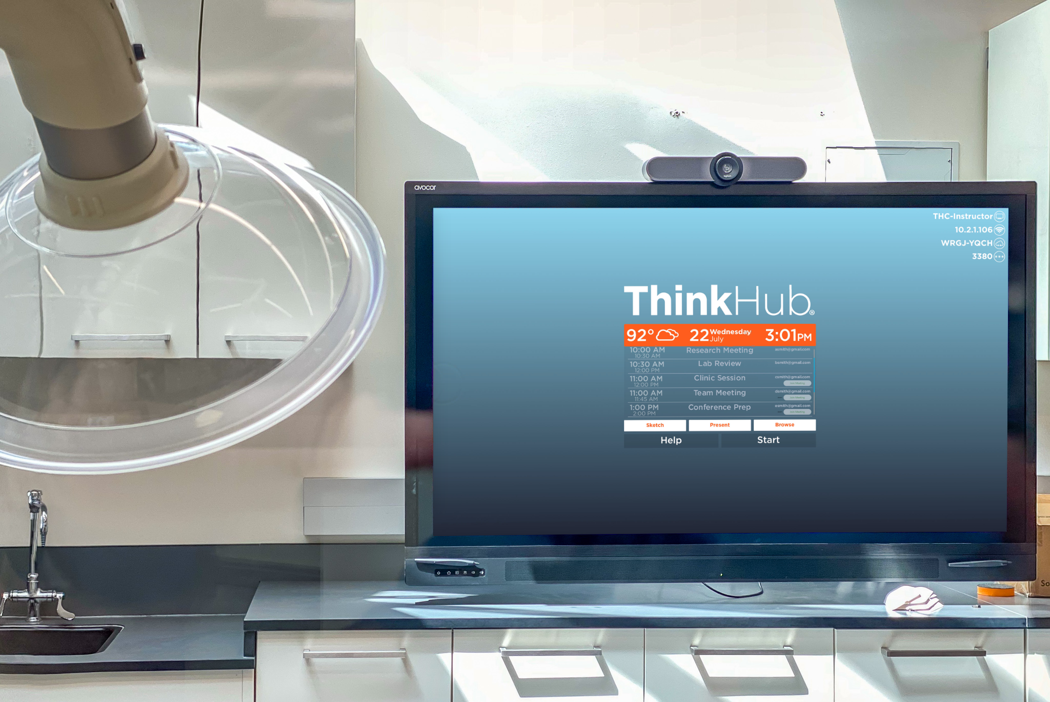 T1V-ThinkHub-USC-Ellison-Institute-Single-Panel-Display-in-Lab-ThinkHub-Collaboration-Interactive-Software-CA-2020