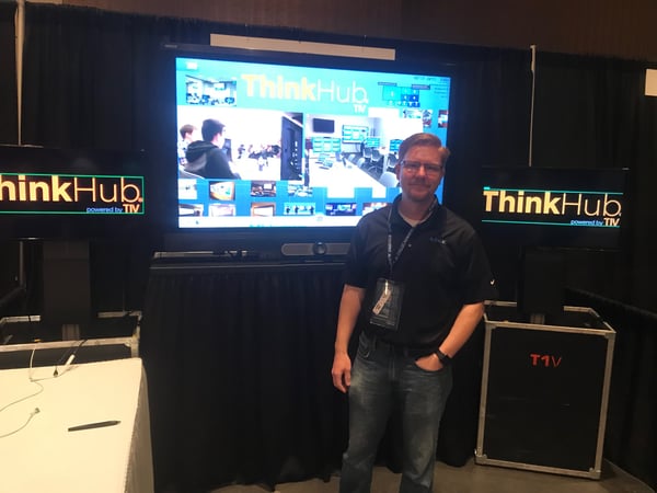 ThinkHub Connect at T1V Booth at Texas A&M University System Tech Summit, 02.27.19 (1)