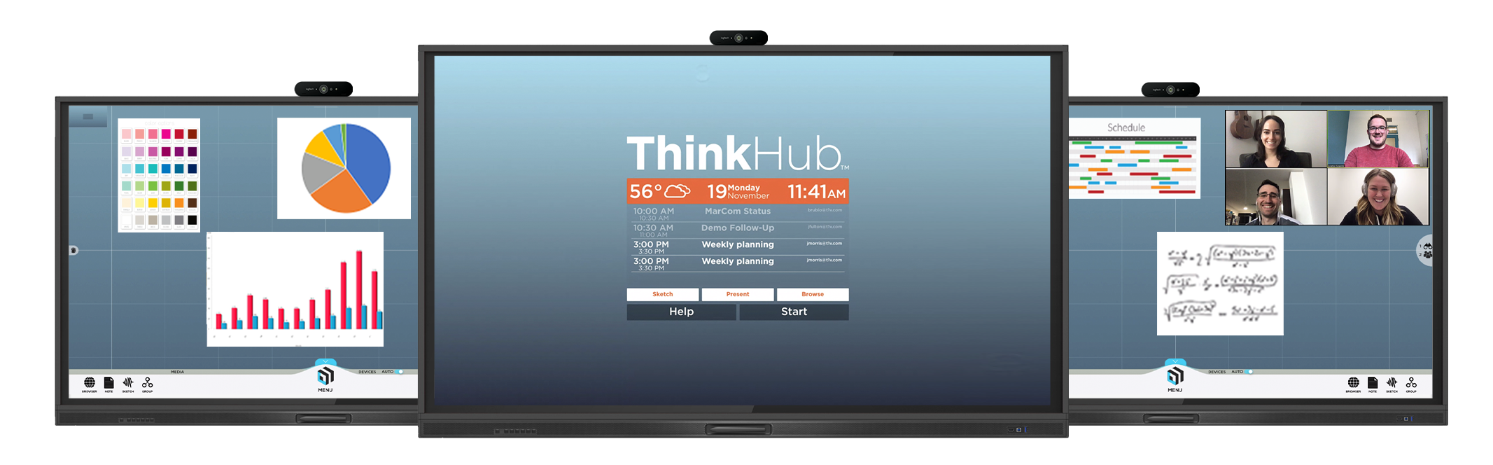 T1V-ThinkHub-Huddle-Avocor-E-Series-Display-Image