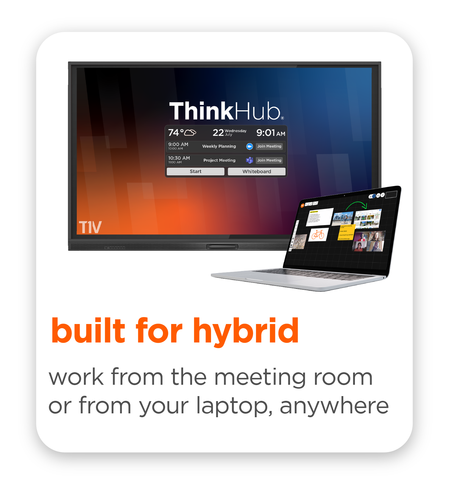 T1V | ThinkHub Visual Collaboration Software